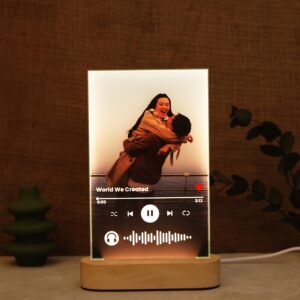 12x20 Cm Işıklı Dikdörtgen Pleksi