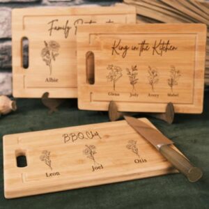 BAMBOO REGULAR KESME TAHTASI SMALL SET (30x20 Cm)