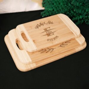 BAMBOO TWO TONE KESME TAHTASI SMALL SET (20x30 Cm)