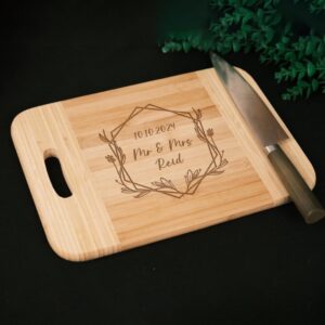 BAMBOO TWO TONE KESME TAHTASI MEDIUM SET (24x33 Cm)