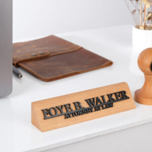 ÜÇGEN AHŞAP 3D İSİMLİK