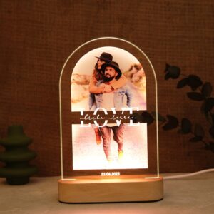 12x20 Cm Işıklı Oval Pleksi